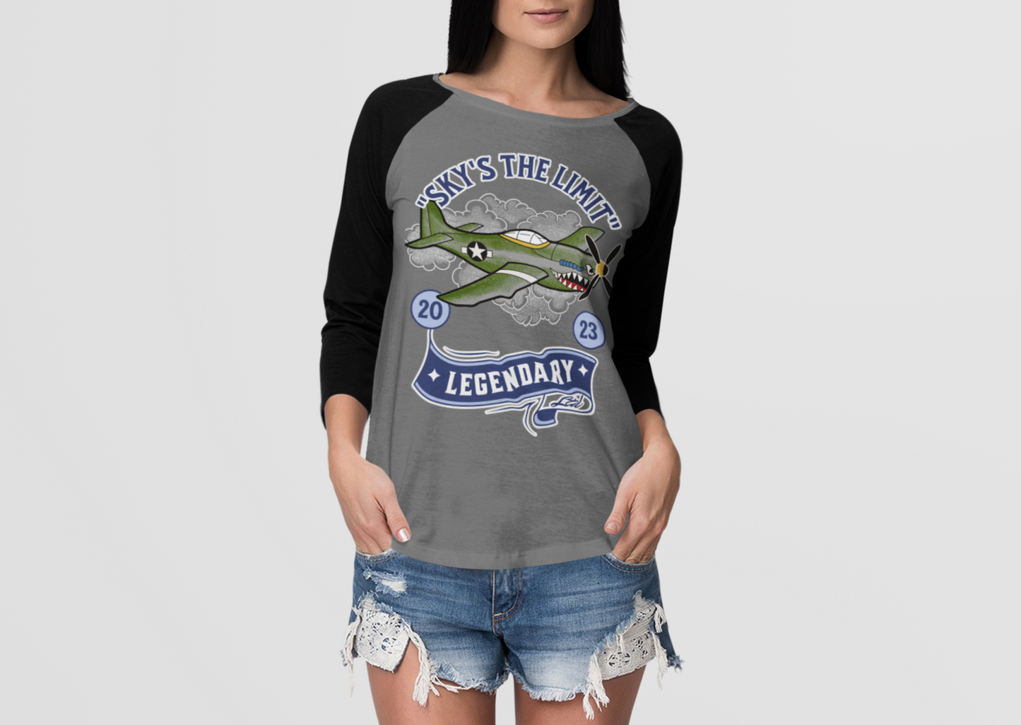 11"x14" Sky's the limit Legendary LTD front print Tee